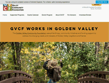 Tablet Screenshot of gvcfoundation.org